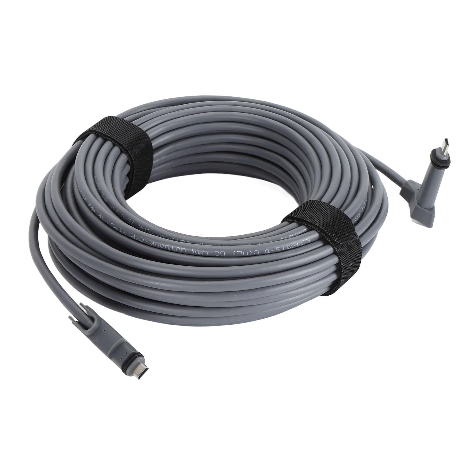 Keenso Gray Satellite Cable for V2 Rectangular Satellite 1200MBPS Copper IP68 Internet Kit Easy Installation (75FT (23M))