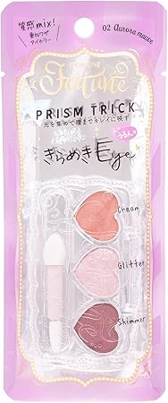 Amazon Fortune フォーチューン Kose プリズムトリック 02 オーロラモーヴ アイシャドウ 3色パレット グリッター 2グラム X 1 Fortune フォーチューン ビューティー 通販