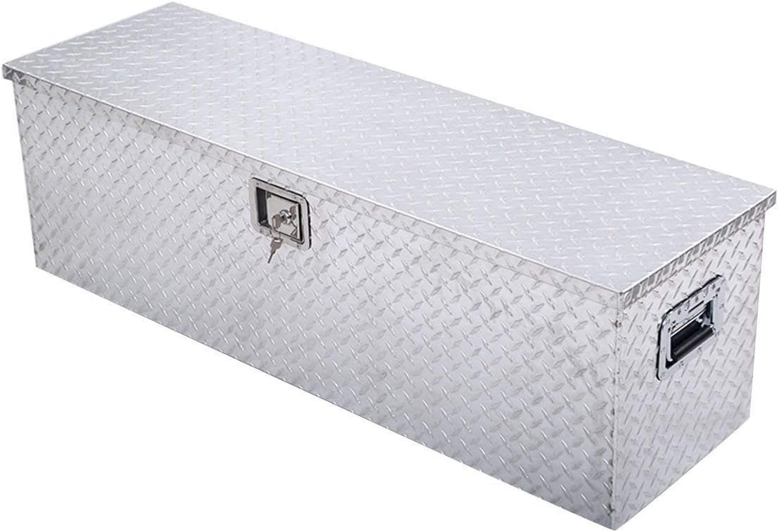 24 ALUMINUM TRUCK TOOL BOX UNDERBODY TRAILER TOTE PICKUP FLATBED RV ATV STORAGE