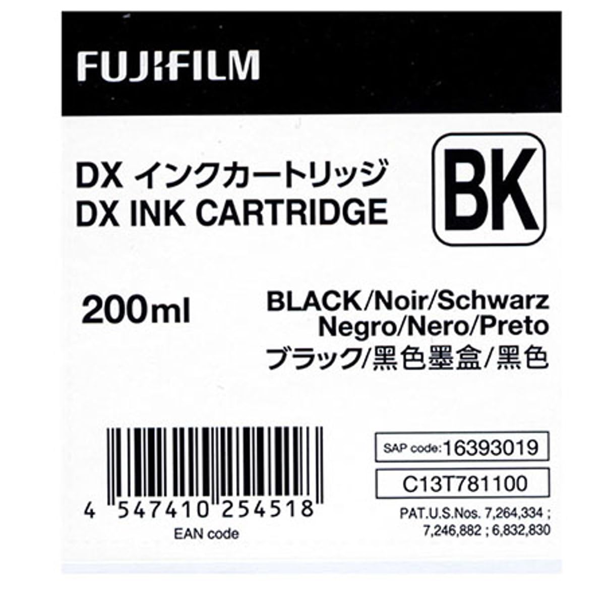 Cartucho De Tinta Fujifilm Dl600 Preto K