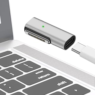 Tipo C Hembra a Magnético 3, 140W Pd Carga Rápida, Tipo C Compatible con Magnético 3 para Macbook Pro 2024 M3 Pro y MAX, Macbook Air 2022 M2, Macbook Pro 2023 M2 Pro y Max de 14 Pulgadas