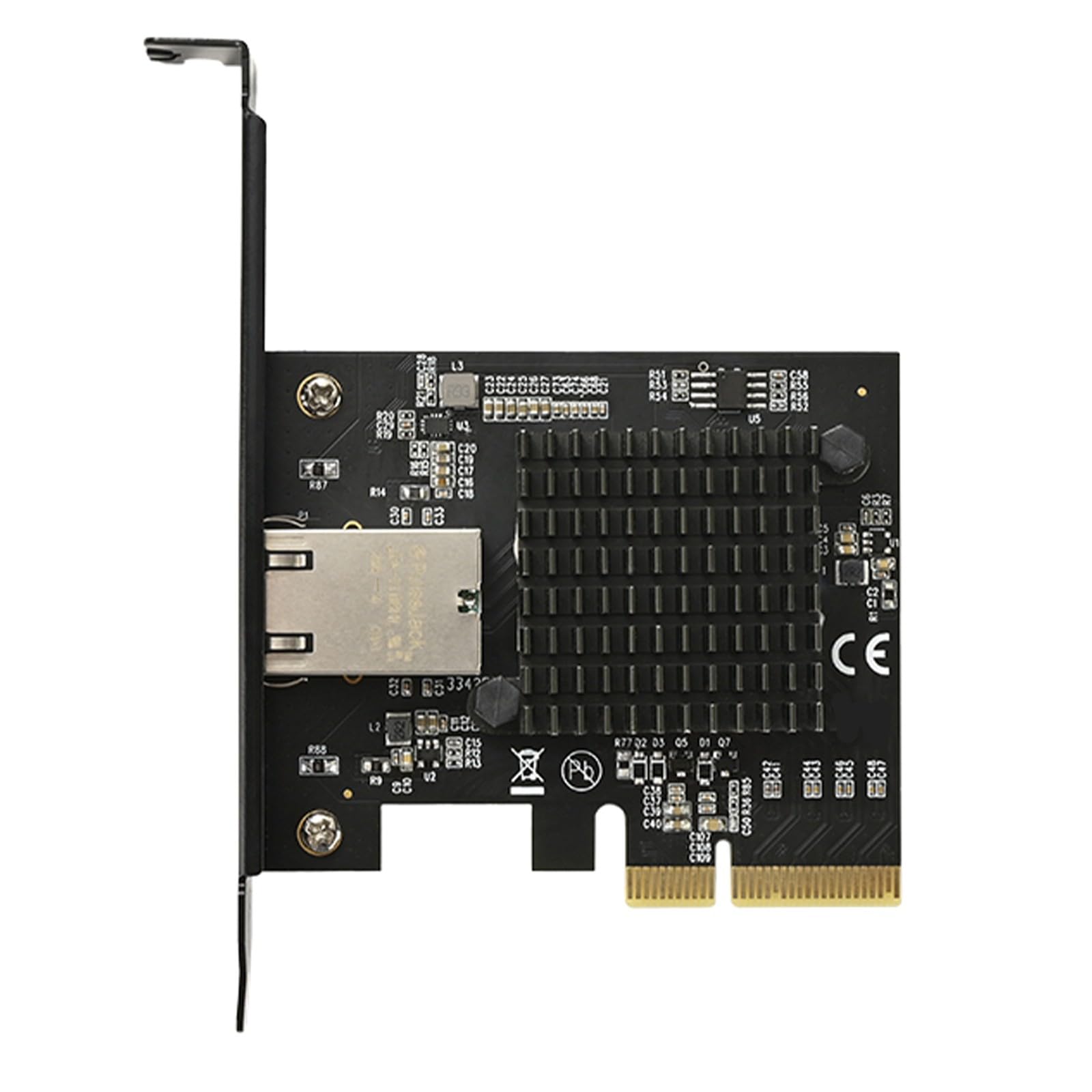 Carte réseau PCIE 10 Gbit/s Carte d'interfaces Single Port 1G/2.5Gbps/5Gbps/10Gbps Adaptateur réseau pour serveur professionnel Outil