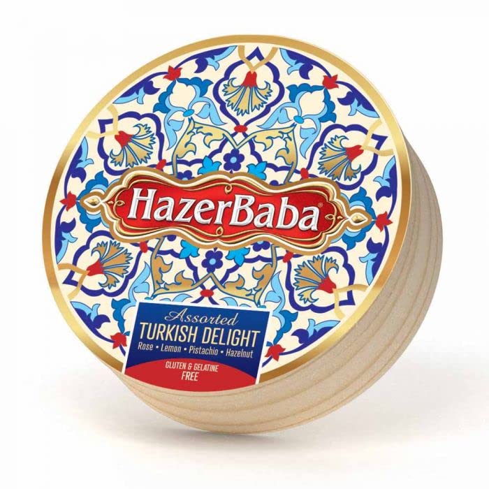 Hazer Baba Turkish Delight Rose Limón Pistacho Avellana 454gr