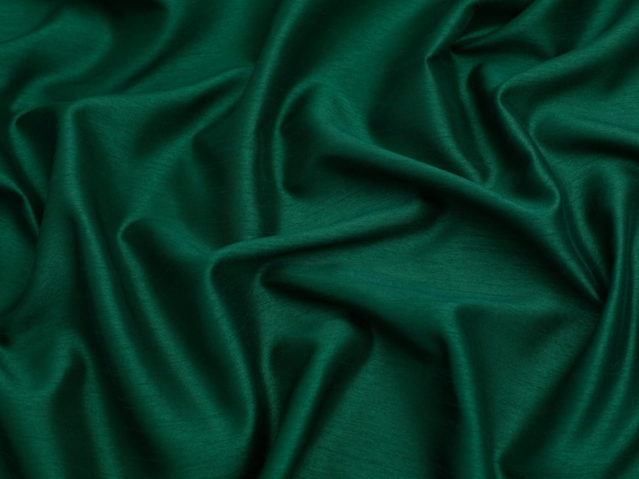 Minerva Core Range Forest Shantung Dupion Fabric