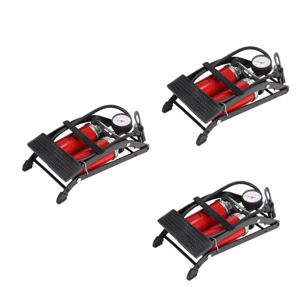 Kisangel Mini-Fußpumpe Fahrräder tragbare Luft Inflator Fußpumpe für Fahrrad Luftdruck der Pedale Pedalluftpumpe Fahrrad Luftdruck