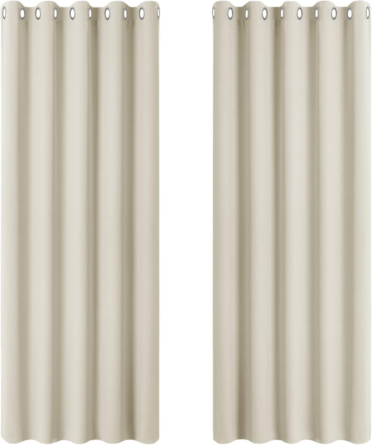 PONY DANCE Theral Curtain Lining Eyelet Blackout Drapes With Hooks For Enhanced Bedroo Living