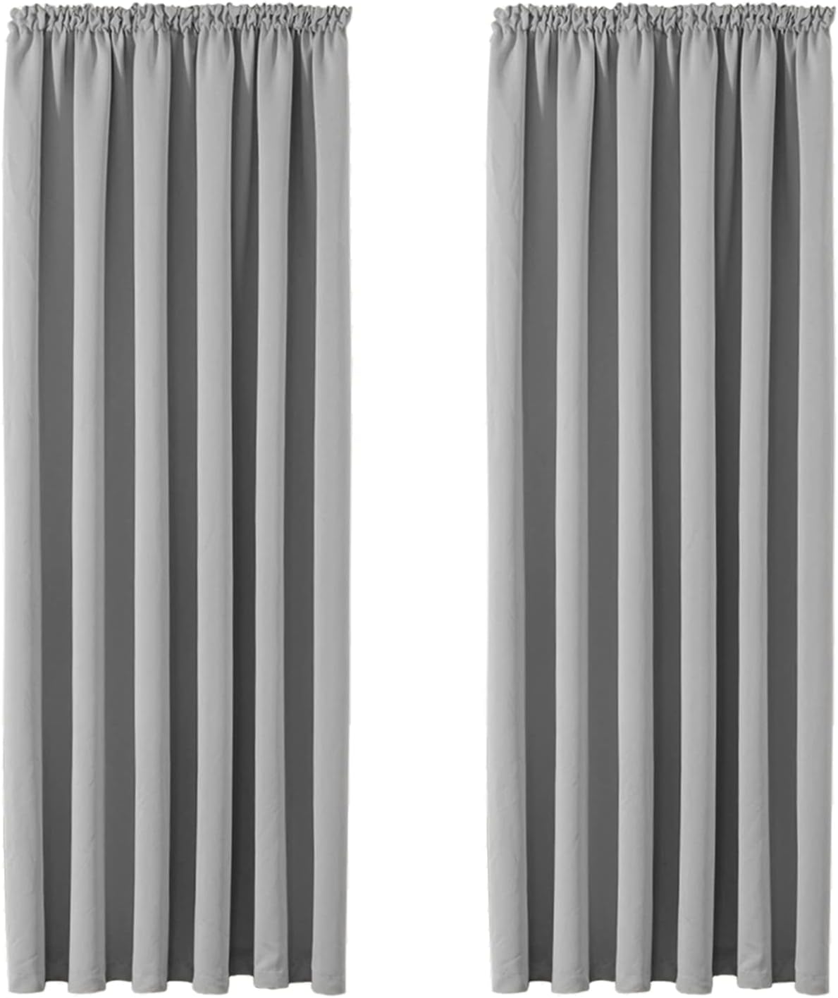 Aspire Homeware Blackout Curtains for Living Room Pencil Pleat Light
