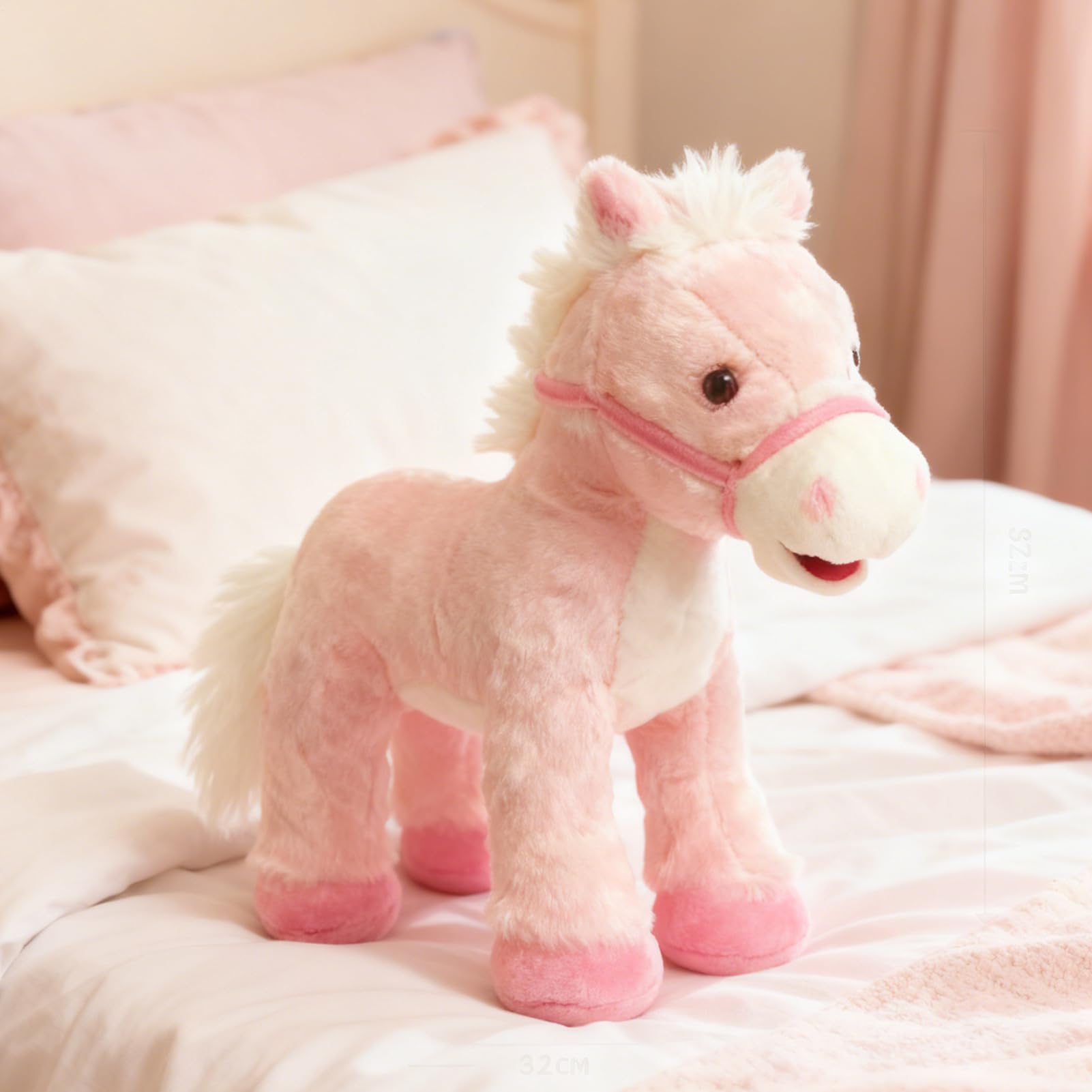 Animale Di Peluche Morbido Da Collezione Festivo | Bambola Di Peluche Animale Per Natale Per Feste Divano Canapè Scrivania Ragazzi Sorelle Collezionisti Fidanzata