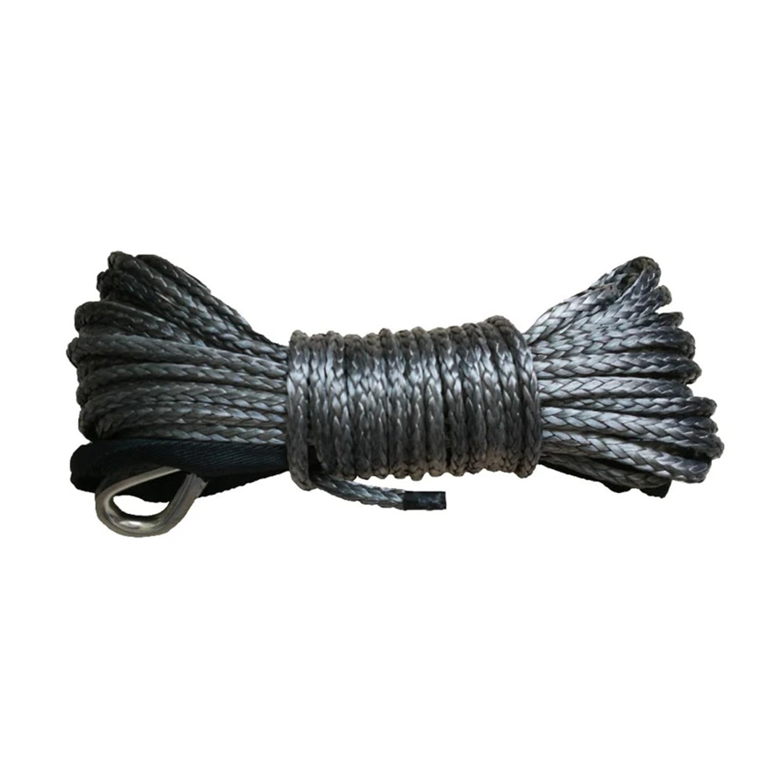 10 mm x 25 m Synthetische Windenseilfaser, Windenverlängerungsseil, for Abschleppen von Kraftfahrzeugen Ultrastark