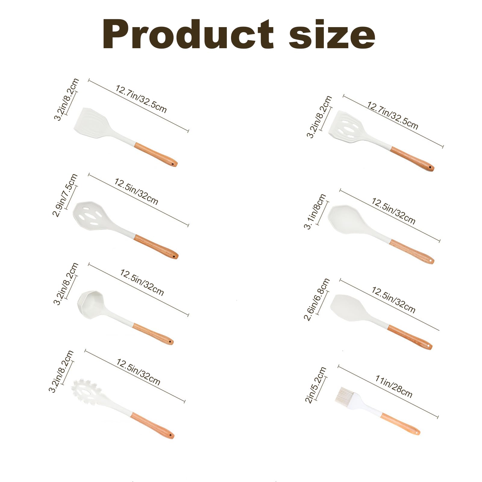 12 Stück Küchenhelfer Set, Silikon Küchenutensilien Set, Antihaft Hitzebeständiger Holzgriff Kochbesteck Mit Utensilienhalter, Silikonspatel Kochgeschirr Set, Spülmaschinengeeignet,Purple