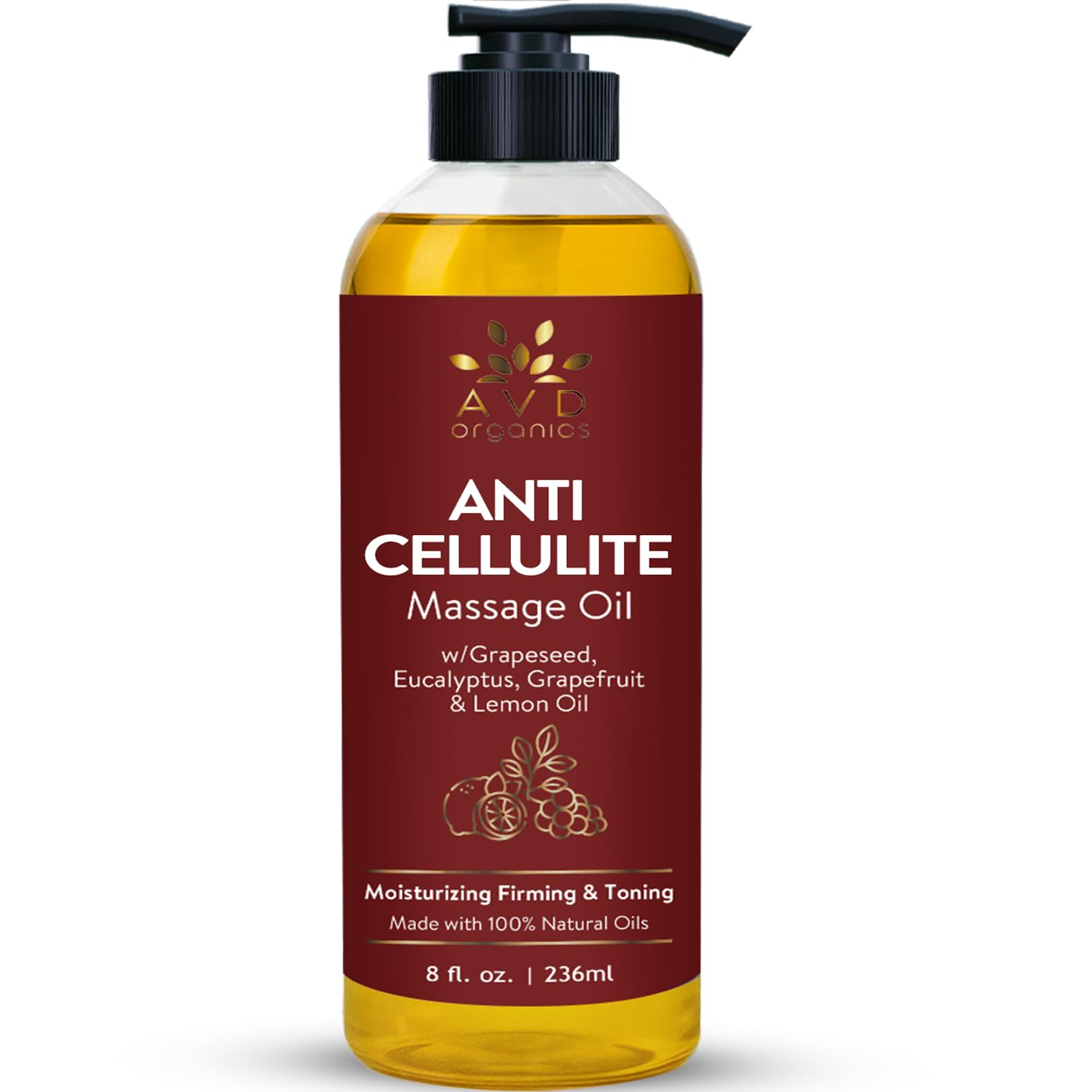 AVD ORGANICS AntiCellulite Massage Oil