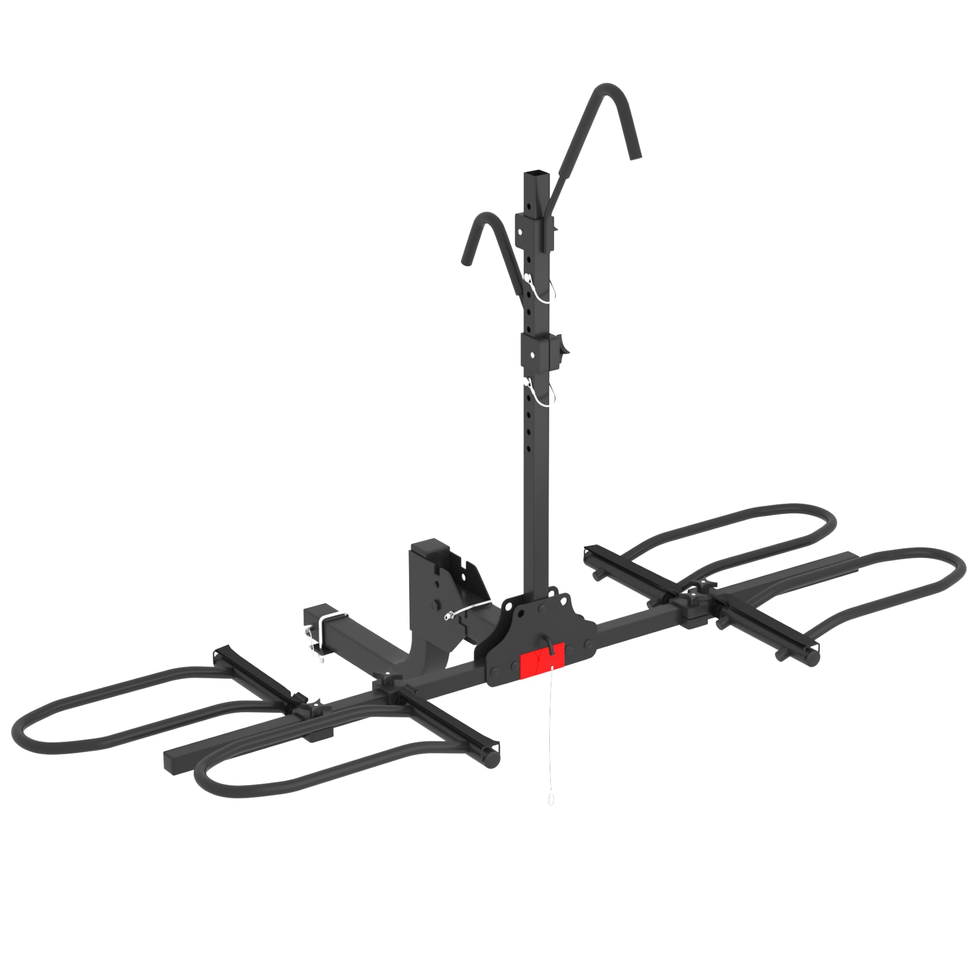 Hitch Bike Rack,Wobble Free Smart Tilting Folding Bicycle Car Racks for Standard,Fat Tire E-Bike Rack for Tow Hitch, 2-Bike 200 lbs Capacity, 2 inch Receiver