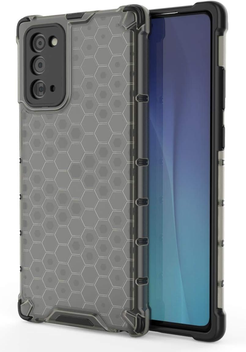 for Samsung Galaxy Note 20 Honeycomb Pattern Back Case Cover for Samsung Galaxy Note 20 - Black