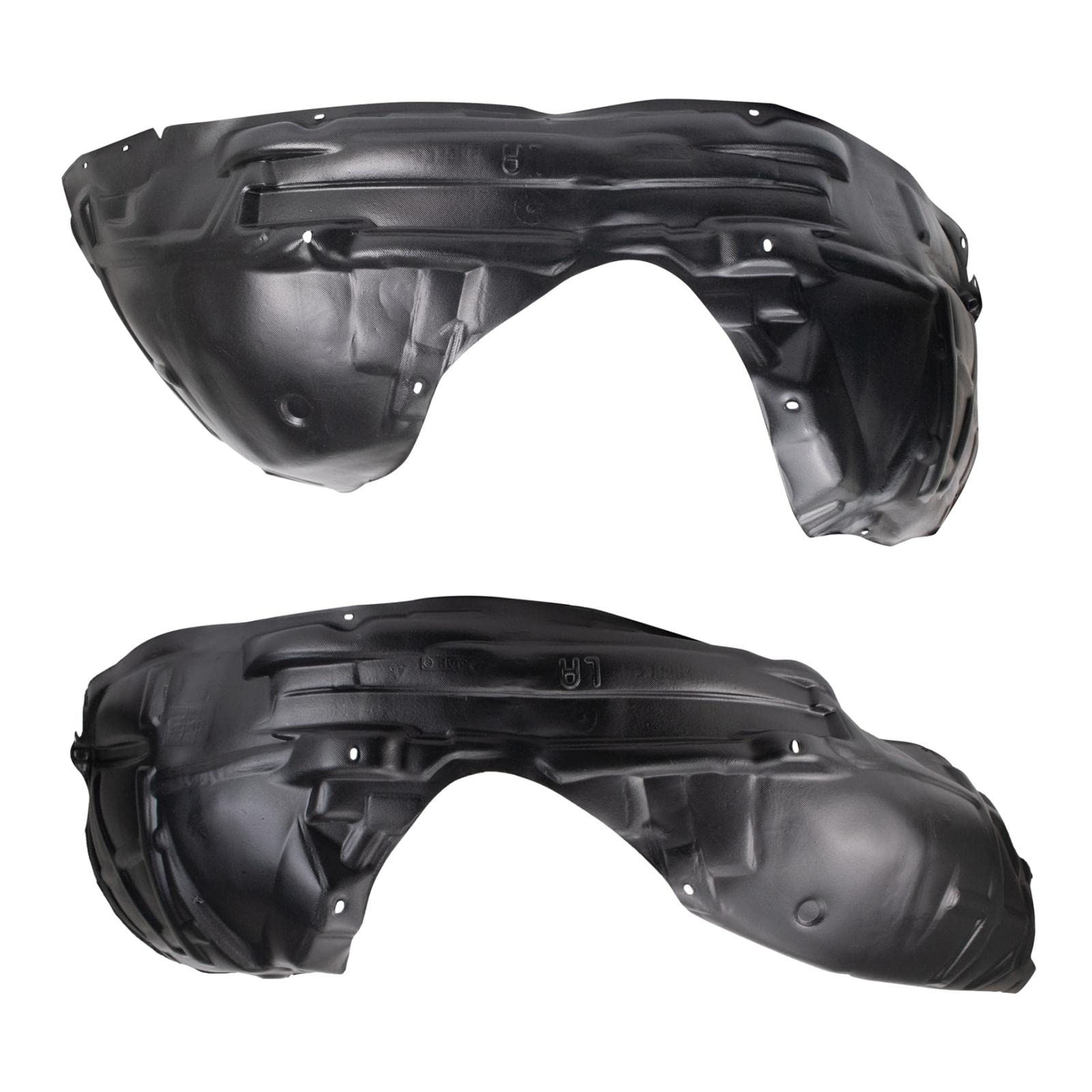 TRQ Front Inner Fender Liner Set | For 2015-2022 Dodge Challenger CH1248178 CH1249178