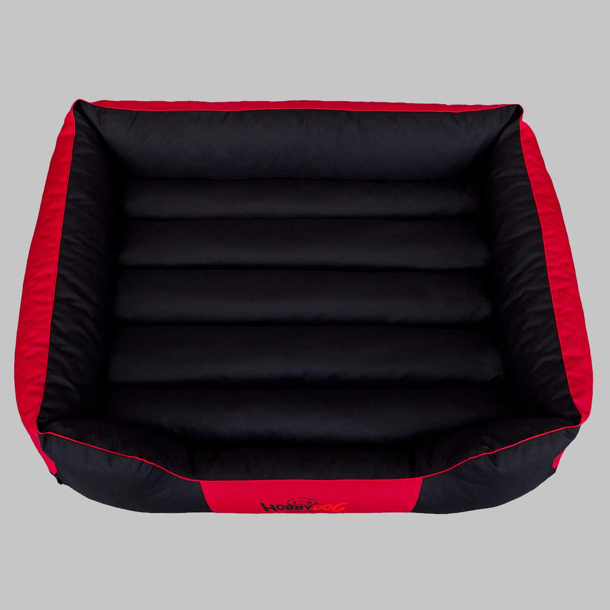 HobbyDog Hundebett Hundekorb Hundesofa fr Haustier Grosse Hunde Waschbar -  Comfort XXXL - Rot mit Schwarz : Amazon.de: Haustier