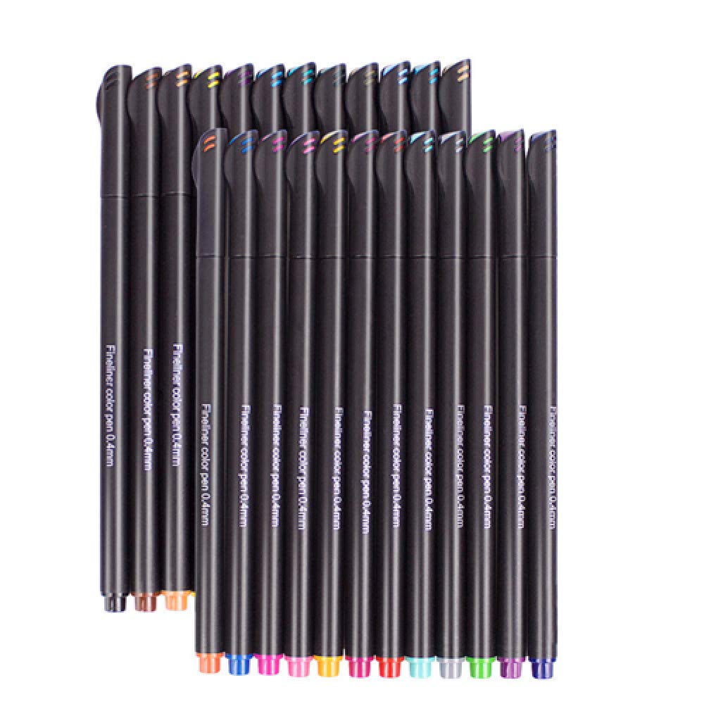Aquarellstift Kunstmarker Stifte Doppelspitzen Zeichnen Malen Aquarellmarker 24 36 48 60 100 Farben für Kalligraphie Zeichnen Skizzieren 60 Farben China (24 Farben China) (24 Farben China)