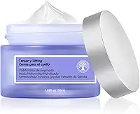 Creme firmador de pescoço - creme antienvelhecimento para o pescoço para apertar e enrugar - creme firmador de pescoço para apertar e levantar - com ácido hialurônico (1 peça)