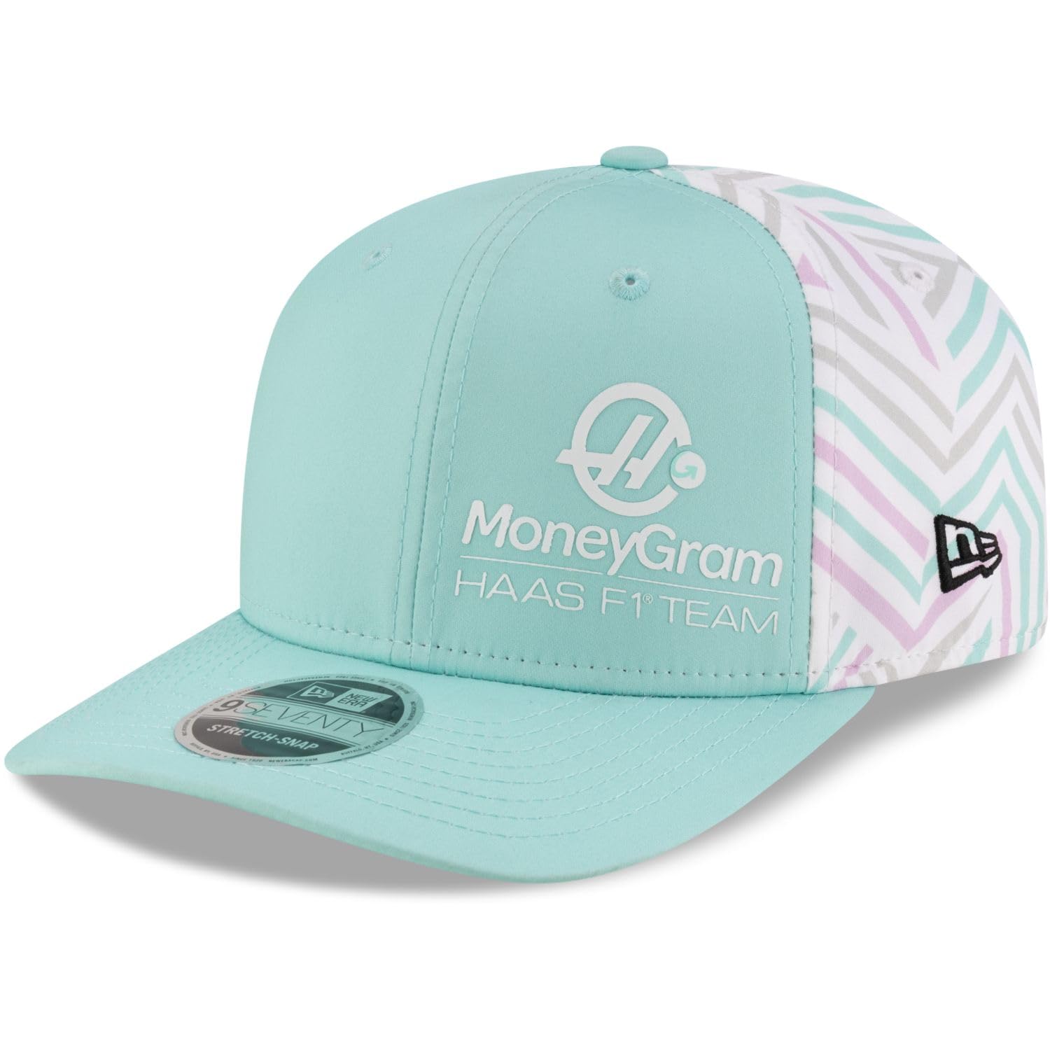 New Era 9Seventy Stretch Snapback Cap - F1 HAAS Miami Turquoise