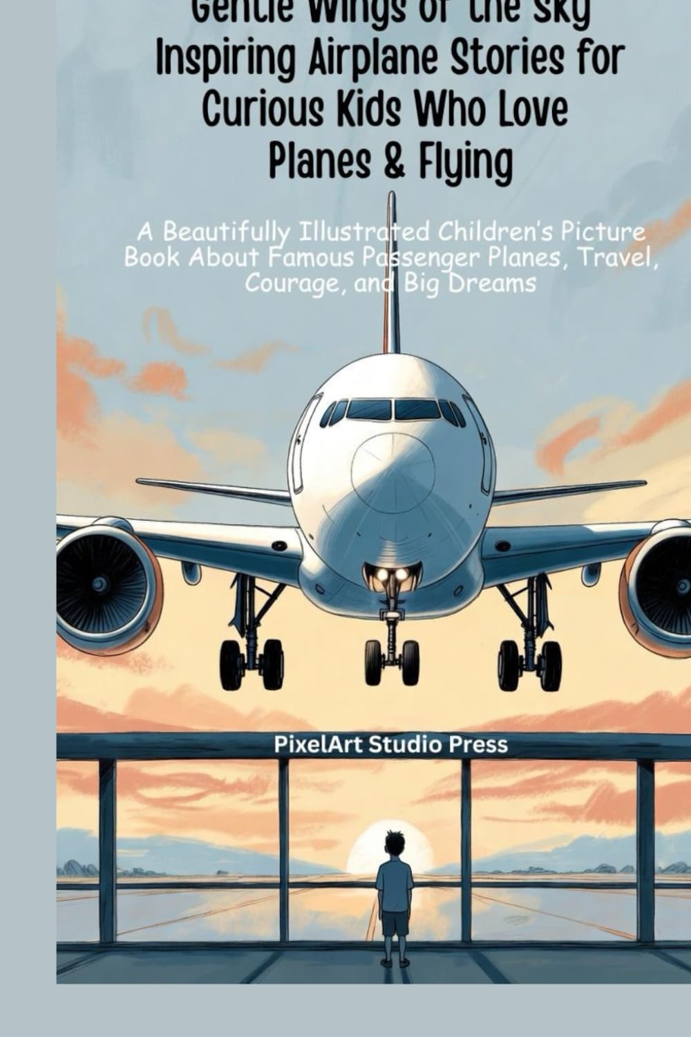 Gentle Wings of the Sky : Inspiring Airplane Stories for Curious Kids Who Love Planes & Flying: A Beautifully Illustrated Children’s Picture Book About Famous Passenger Planes, Travel & Courage