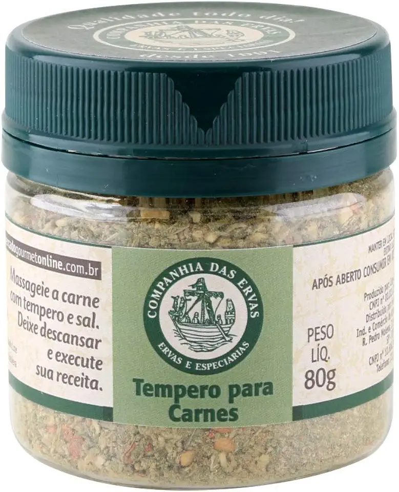 Tempero P/Carnes 80G (Pote Pet)