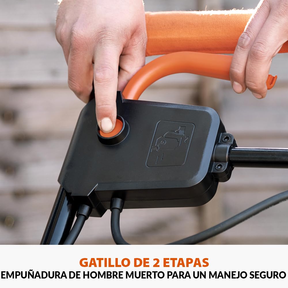 Evolution Power Tools H320-E Hulk Electro Compactador de Placas, Eléctrico - Ideal para Nivelar Pavimento, Preparación de Terreno de Césped Artificial, Patio, Albañilería - 2 Años de Garantía, 230V
