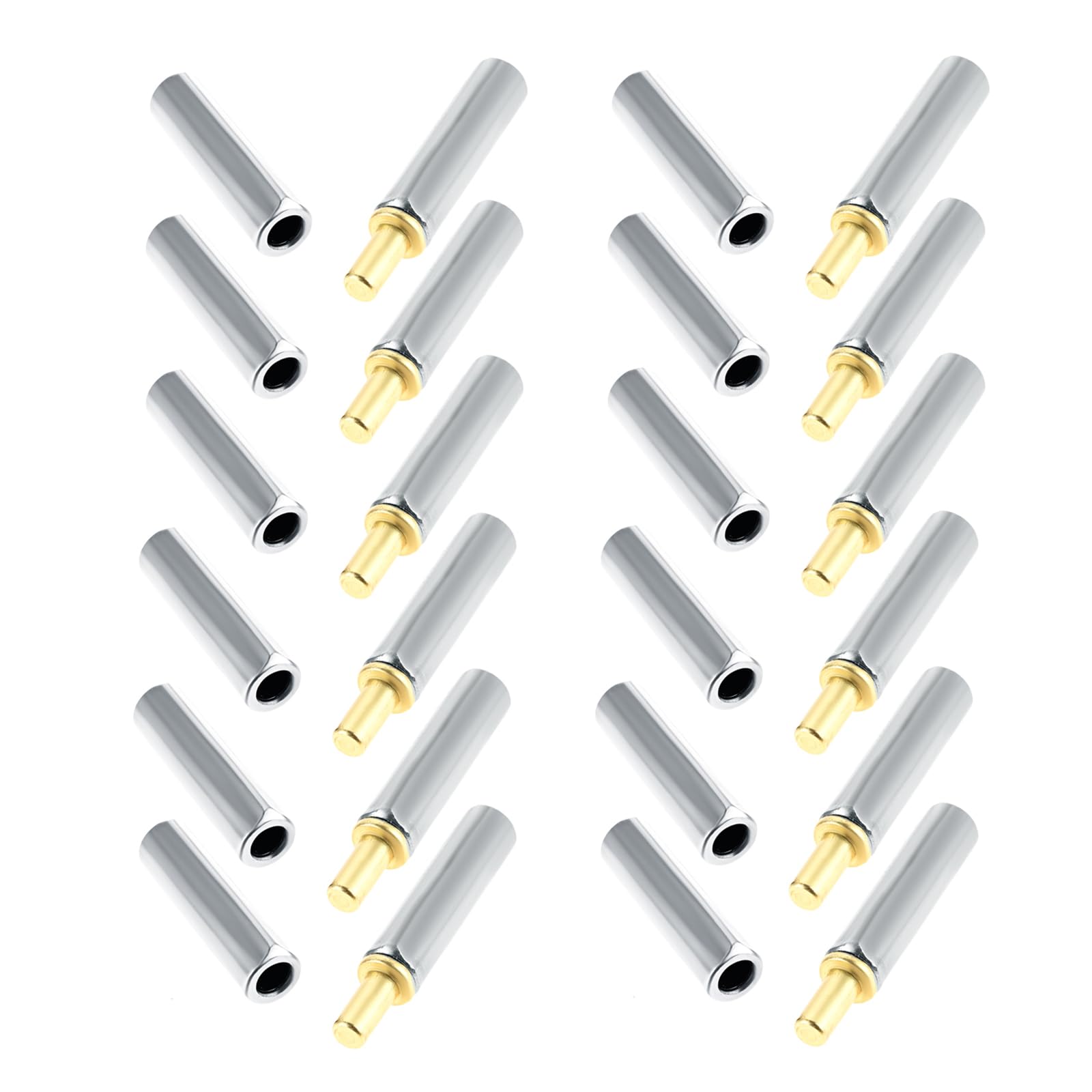Aupoko Stainless Steel Weld On Bullet Hinges - Corrosion-Resistant Detachable Hinges for Outdoor Swing Doors, Containers & Backyard Metal Frames (1, 16 * 120) — image 1