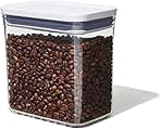 OXO Good Grips POP Container – Airtight 1.7 Qt for Coffee and More Food Storage, Rectangle, Clear