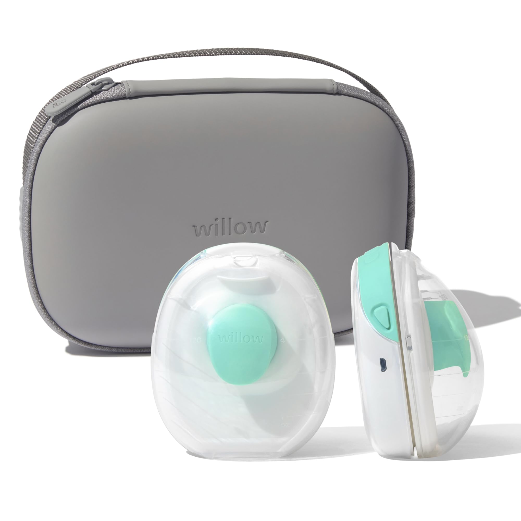 Amazon.com : Willow Go - Wearable Breastfeeding Pump w/Case Grey 
