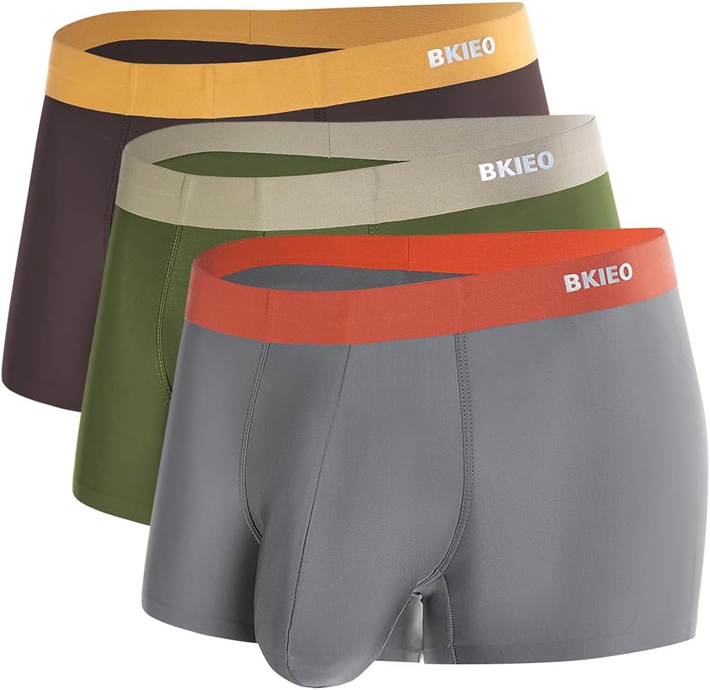 Cooling Nylon Trunks with Odor-Control Spacious Pouch, 3-Pack