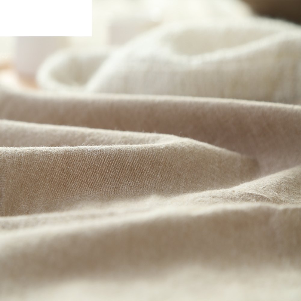 Drap de lit en coton uni 180x200 pour une chambre parentale cosy et moderne