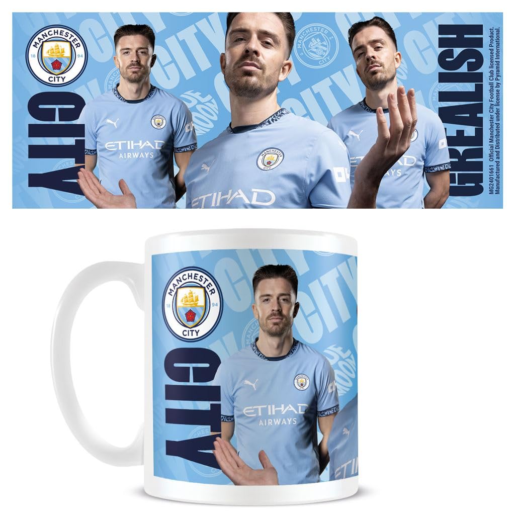 Pyramid International Manchester City Grealish 11Oz Mug - 10Oz / 315Ml Ceramic Mug - One Size