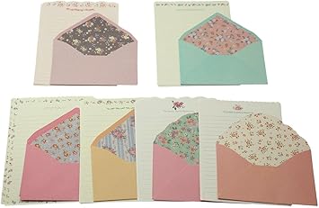 Amazon Speed Mao 可愛い 小花柄 レターセット 便箋 封筒 6種類 レターセット 文房具 オフィス用品 Amazon Speed Mao 可愛い 小花柄 レターセット 便箋 封筒 6種類 レターセット 文房具 オフィス用品