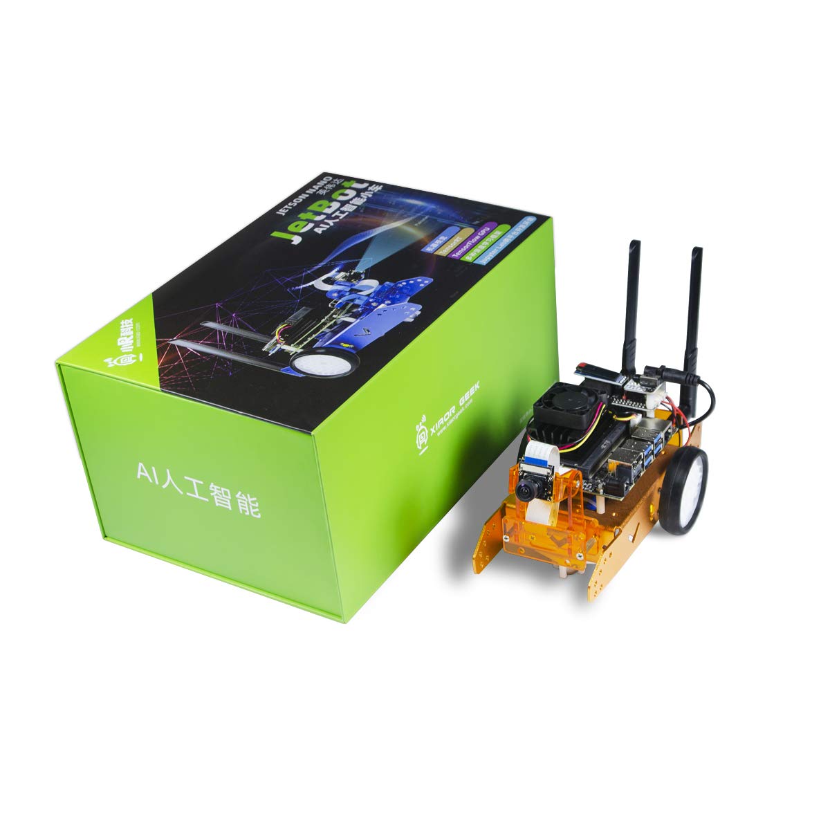 Amazon | XiaoR Geek Jetbot AI教育キット、NVIDIAのJetson Nano自動  
