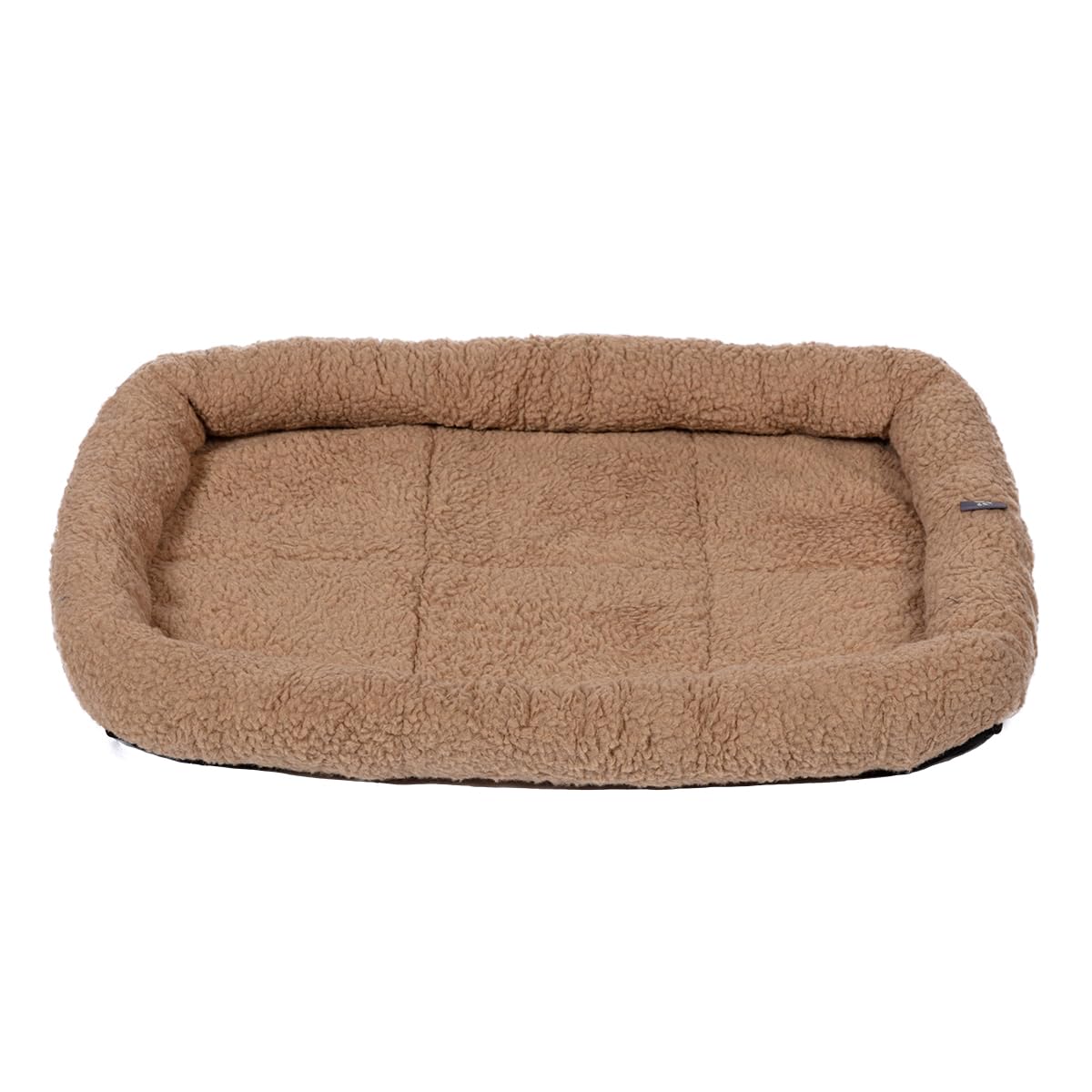 Danish Design Essentials Mattress, Beige Medium 75x46cm - Dog Bed and Crate & Travel Mat, Mashine Washable
