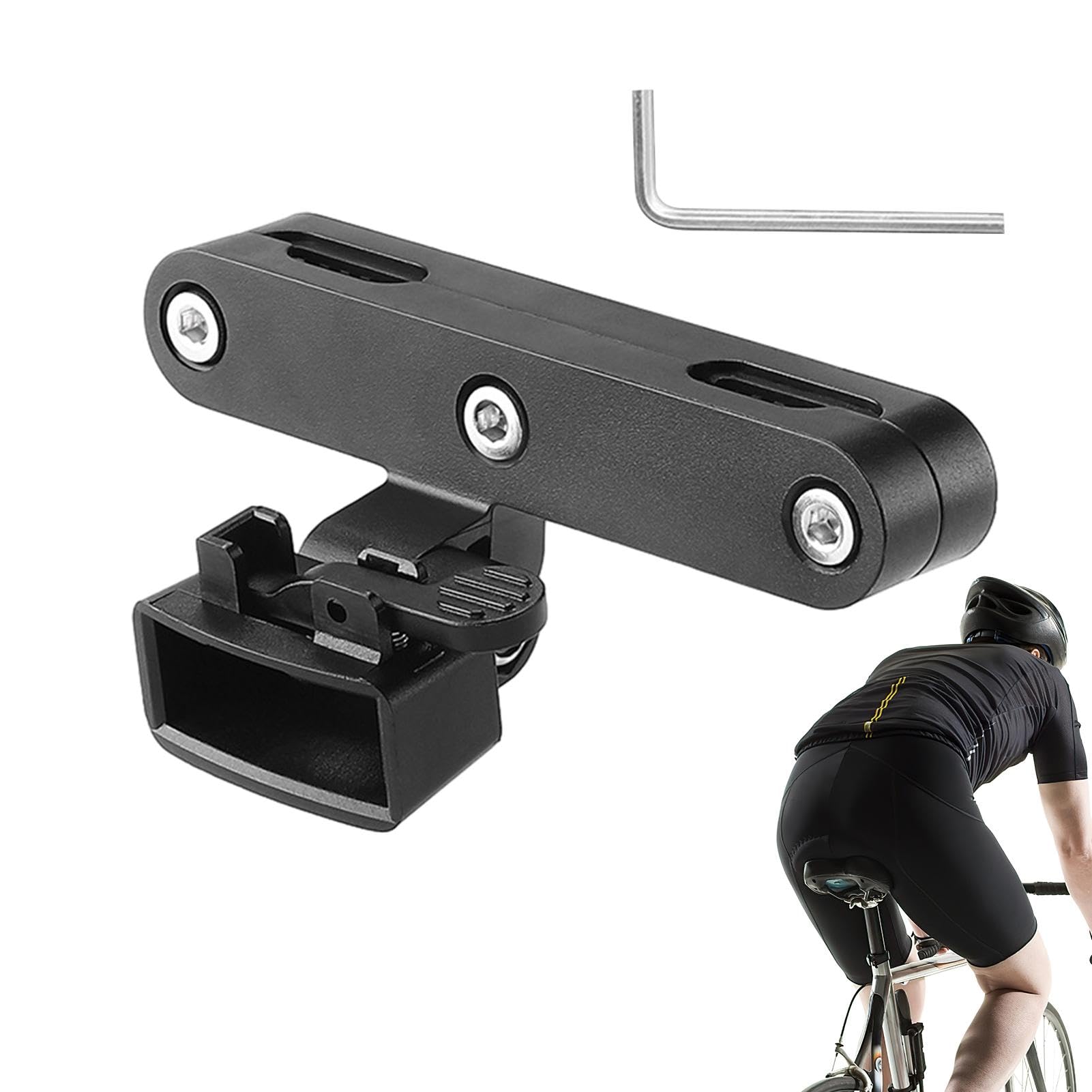 Staffa per luce posteriore per bicicletta - Staffa per luce posteriore per bicicletta leggera, supporto per fanale posteriore per sella per bicicletta | Durevole con portapacchi posteriore per bicicle