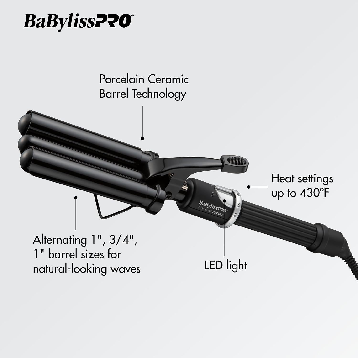Porcelain Ceramic Carrera Professional Hair Dryer, view 10