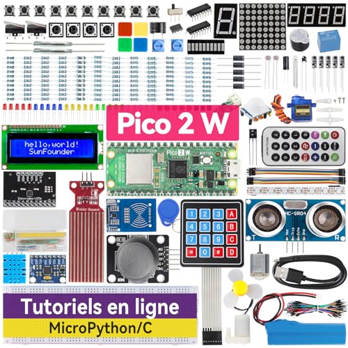 SunFounder Raspberry Pi Pico 2W Ultimate Starter Kit...