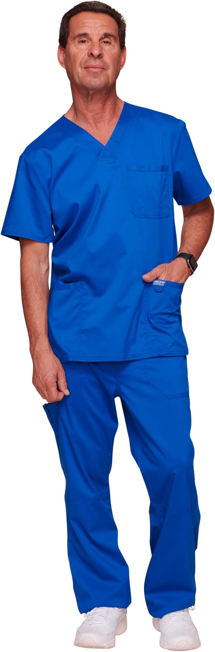 CHEROKEEMen - Man Scrub Top Revolution - Medical Clothing - with Pockets - V-Neck - WWE670