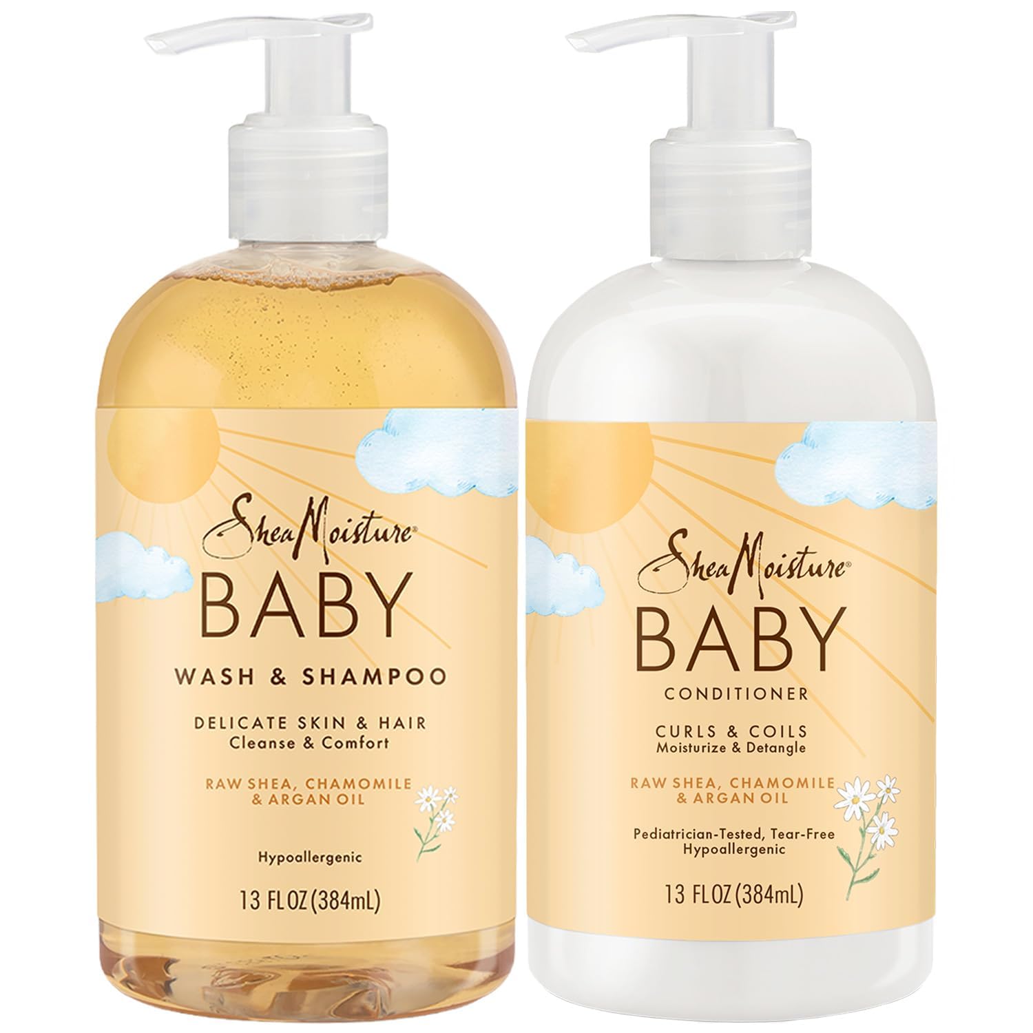 SheaMoisture Baby Essentials Shampoo & Conditioner Set