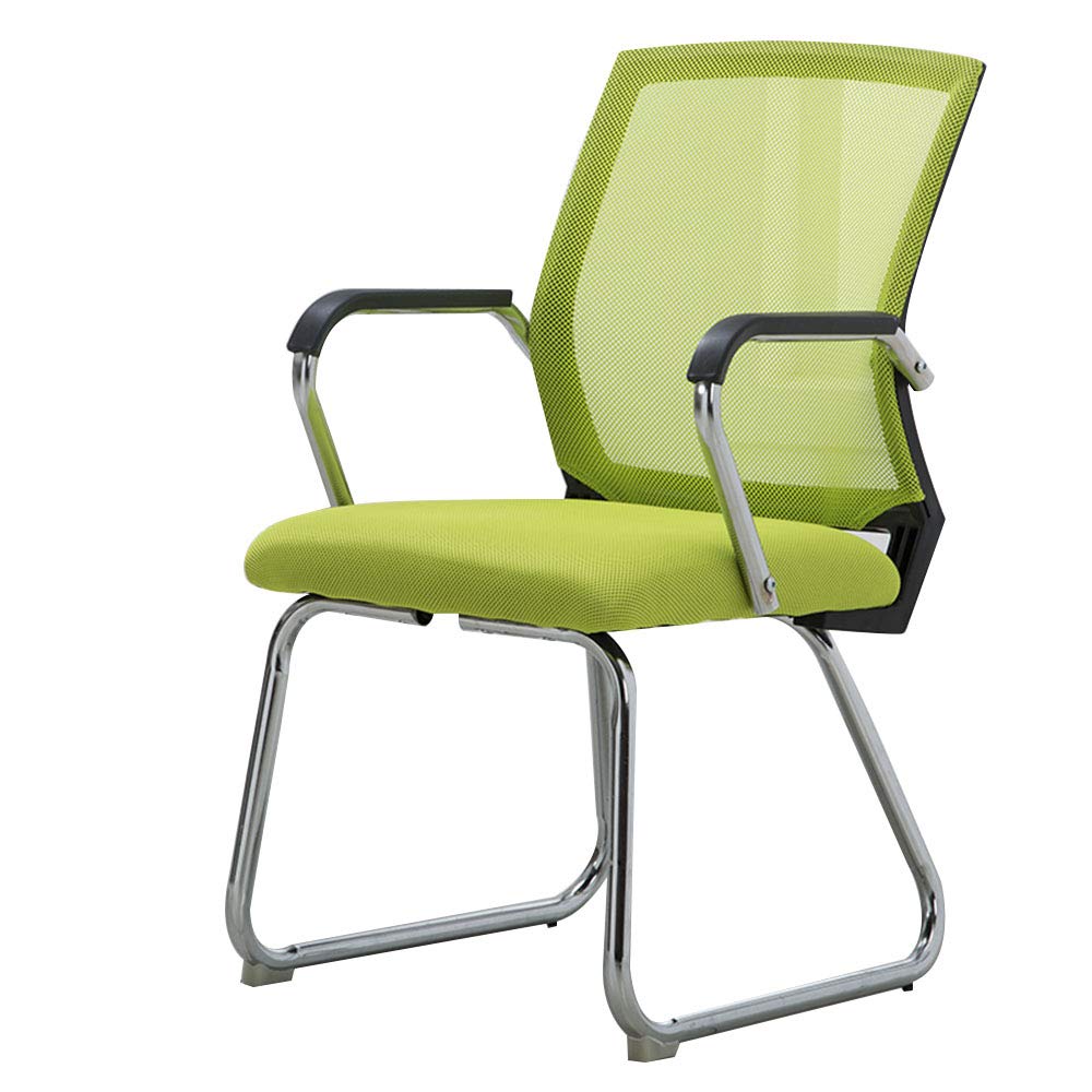 Chaise de bureau ergonomique noire avec accoudoirs fixes et cadre en titane
