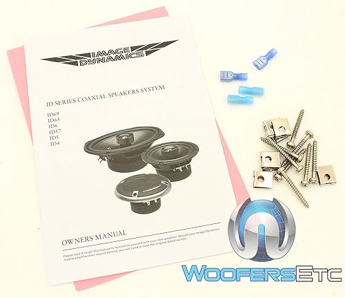 Miniatura 3 de Image Dynamics ID69 100W RMS 6x9" Sistema coaxial de rango completo con tweeter de seda de 1" (25 mm) - Par