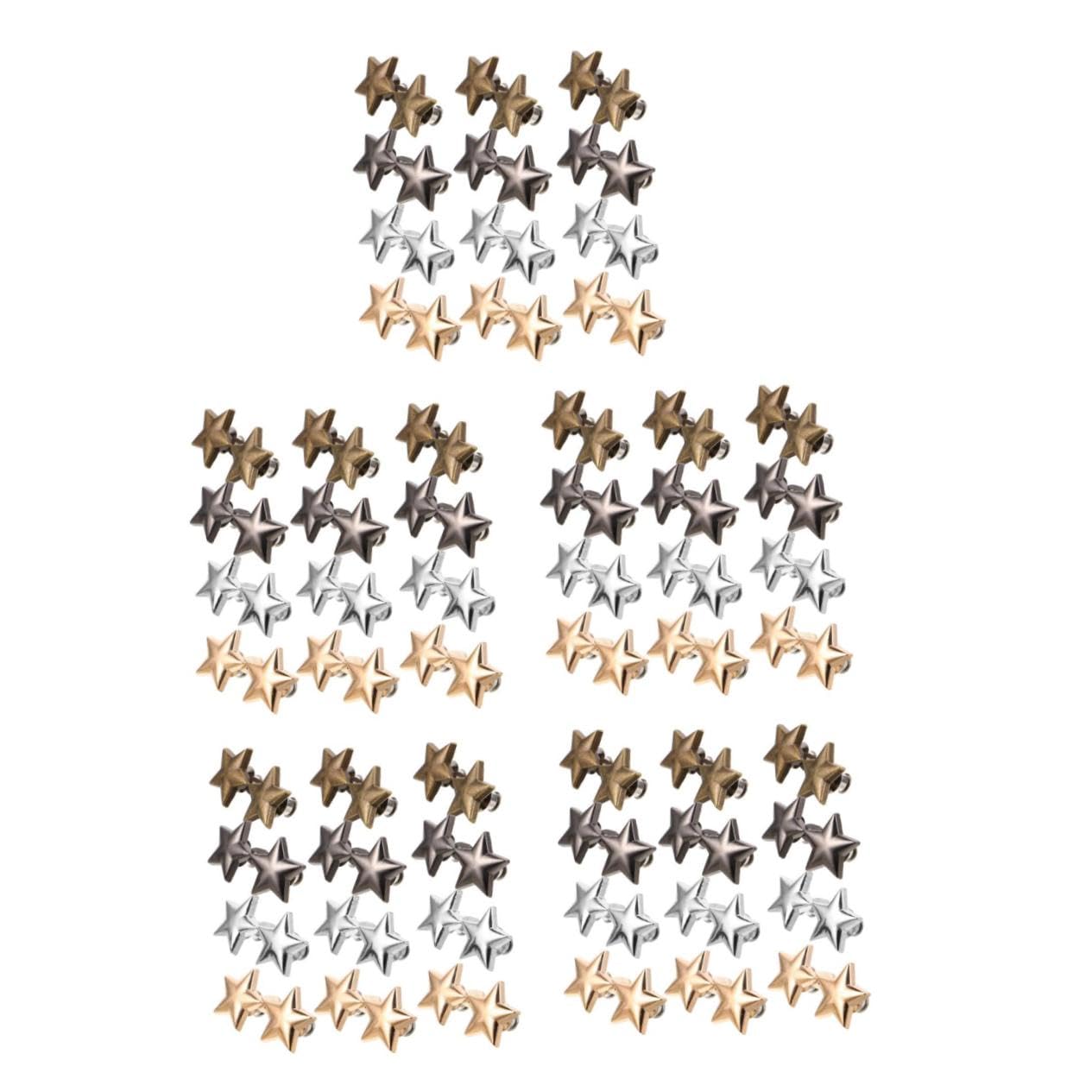 80 Pares Ajustadores de Cintura para Pantalones con Clips Desmontables Forma de Botones sin Coser Ajustables para Jeans Faldas y Vestidos Colores Plata Negro y Bronce Prácticos y