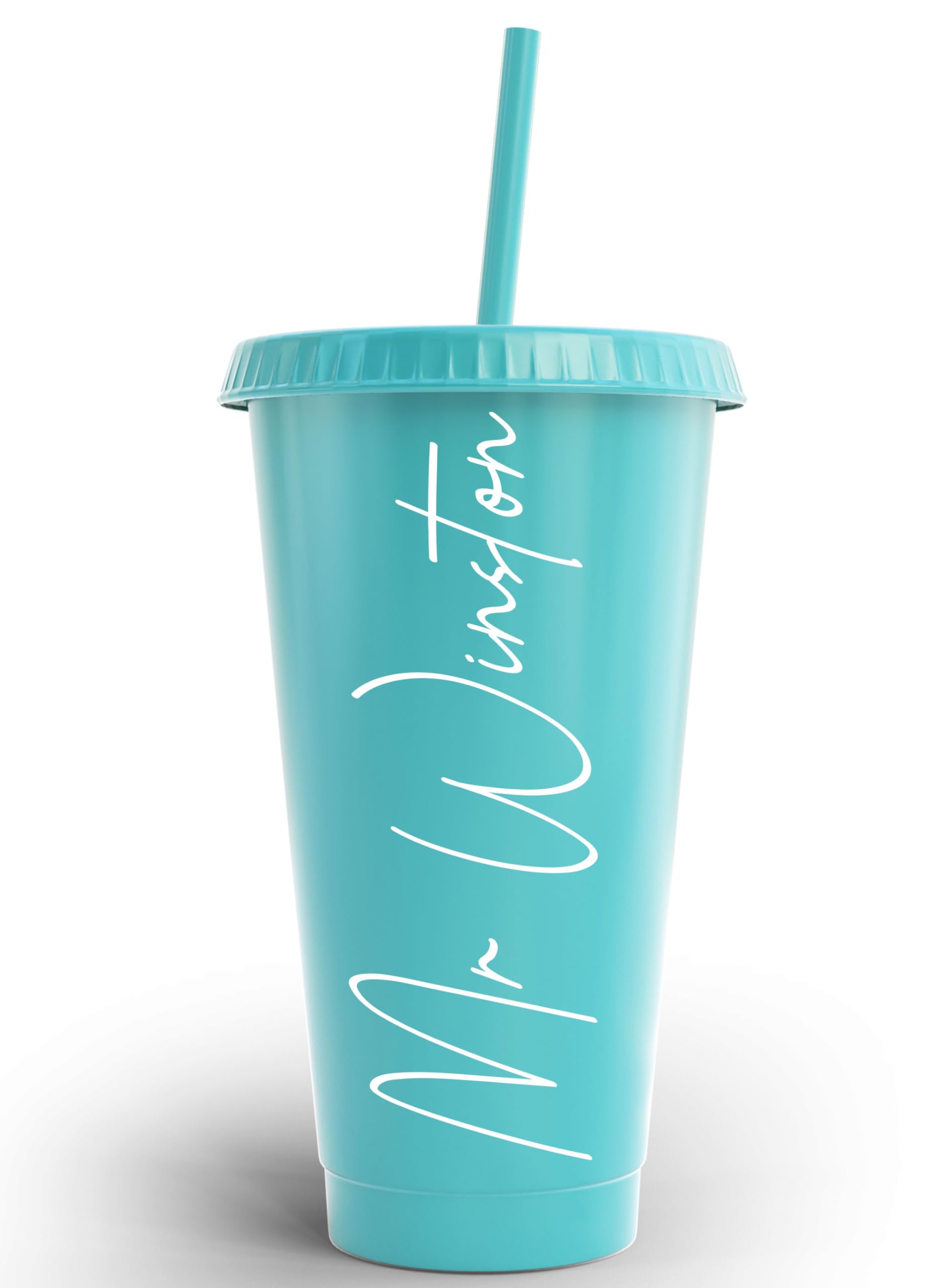 Generic Teachers End of School Leavers Gift Personalized Tumbler Kids & Adults 24oz Plastic Cold Cup Birthday Celebrations Partys