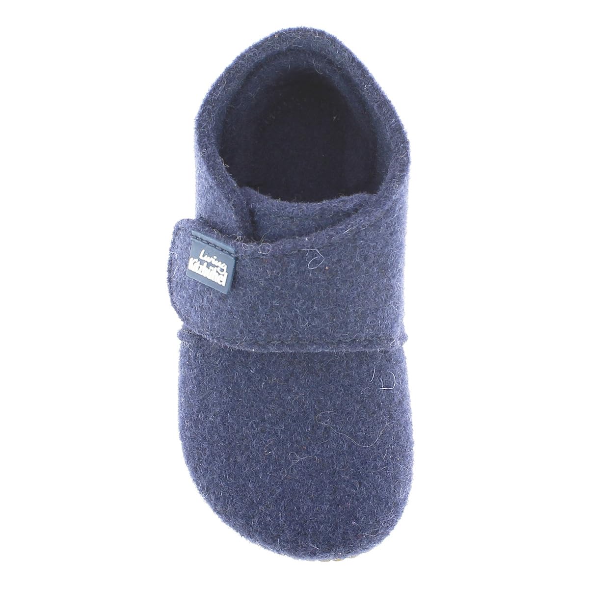 Living Kitzbühel Babyklettschuh Filz unifarben - Kapcie uniseks niemowlęta