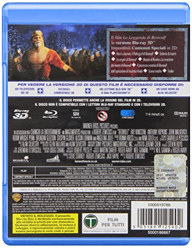 La leggenda di Beowulf [Italia] [Blu-ray]