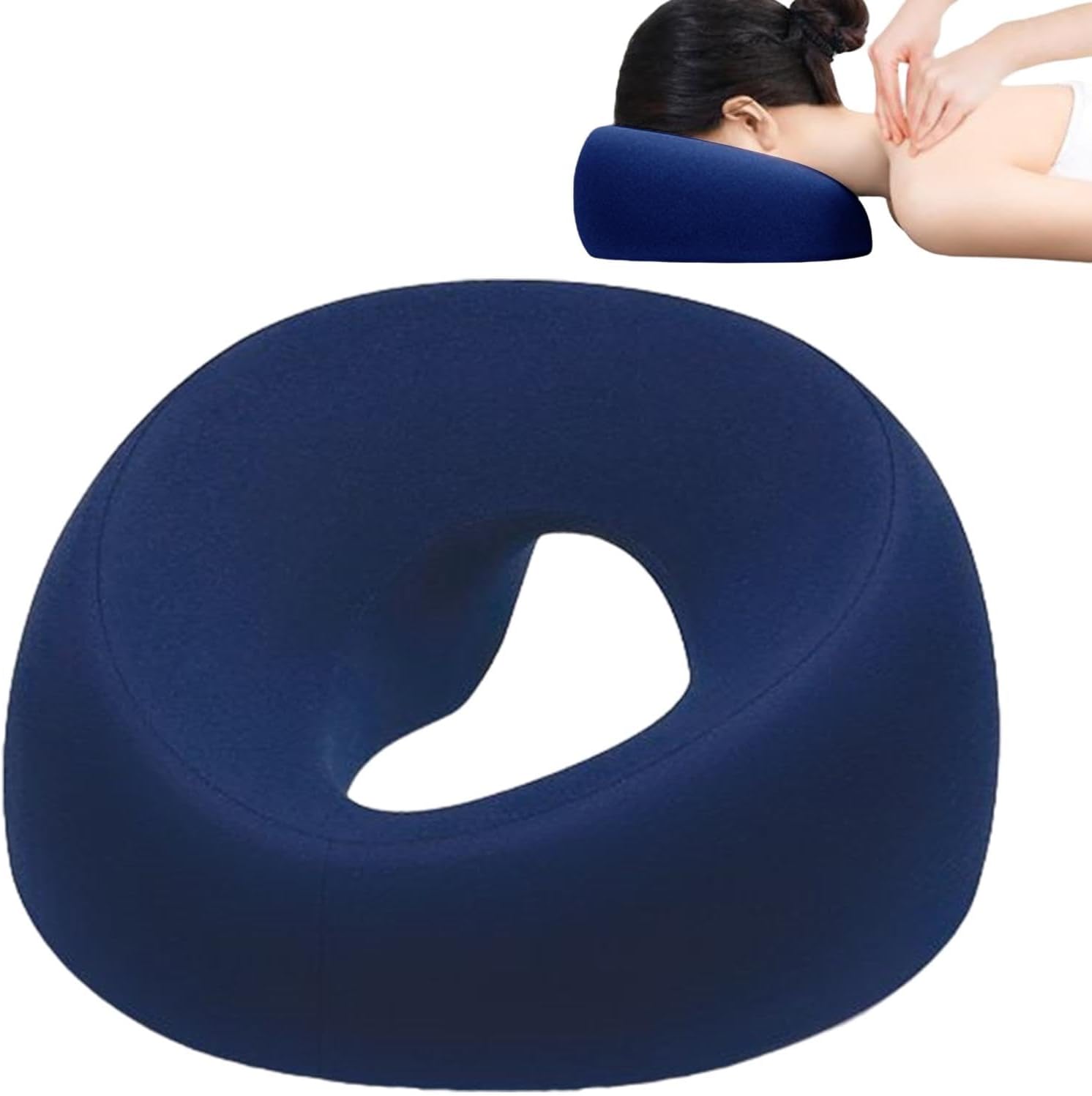 Face Down Pillow, Prone Pillow, Breathe Easy Face Down Pillow, Pillow For Massage Tables, Standard Massage Face Neck Head Rest Pad, Home Massage Headrest, Travel Neck Pillow, 26x6x13cm