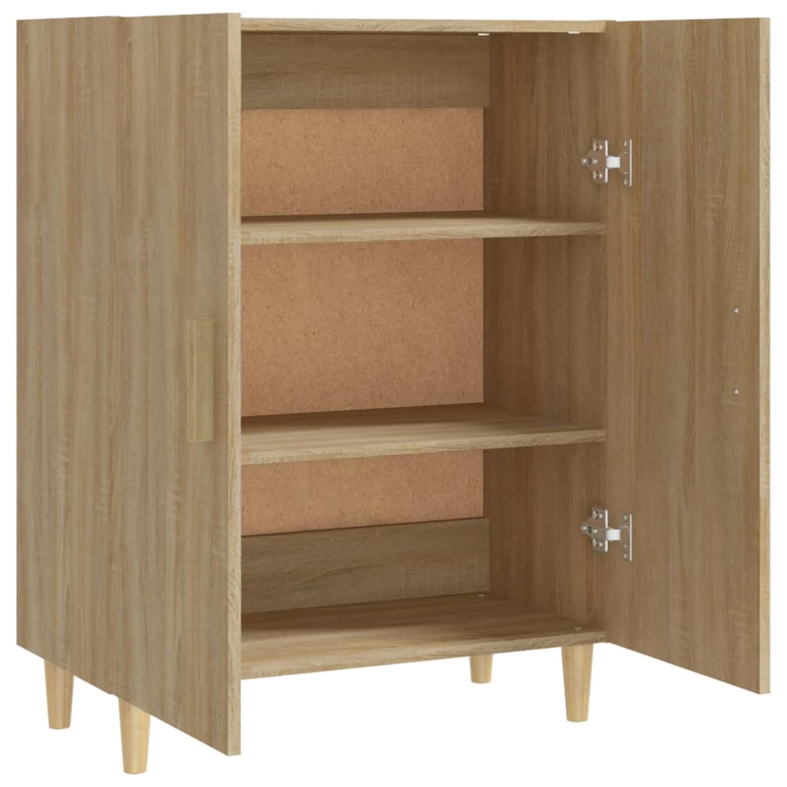 ShGaxin Sonoma dębowy kredens 70x34x90 cm drewno inżynieryjne, komoda do przechowywania sypialni, komody z szufladami, szafka z szufladami254