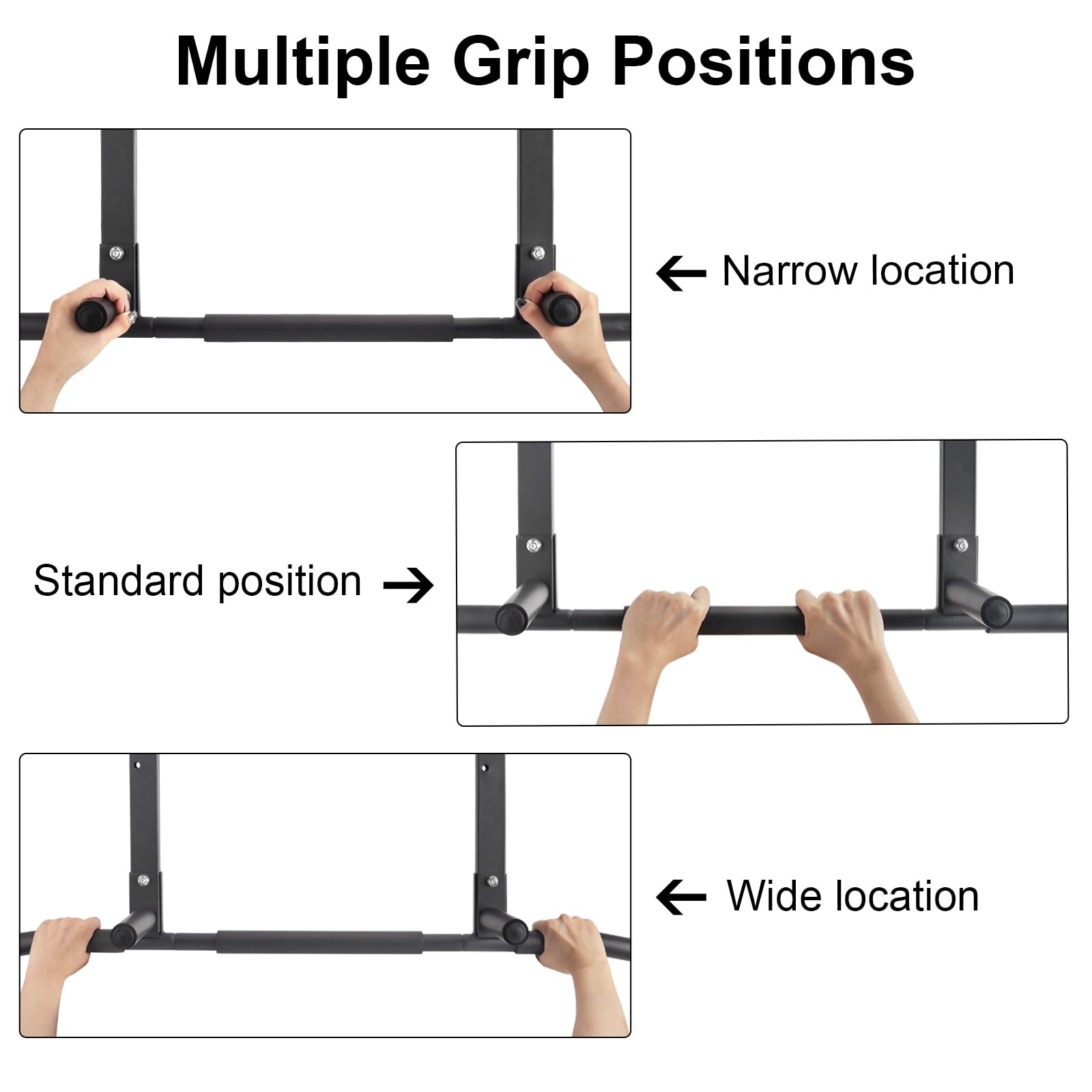 Barra Per Trazioni Da Parete - Per Allenamento Casa E Palestra In Acciaio - Foto 8