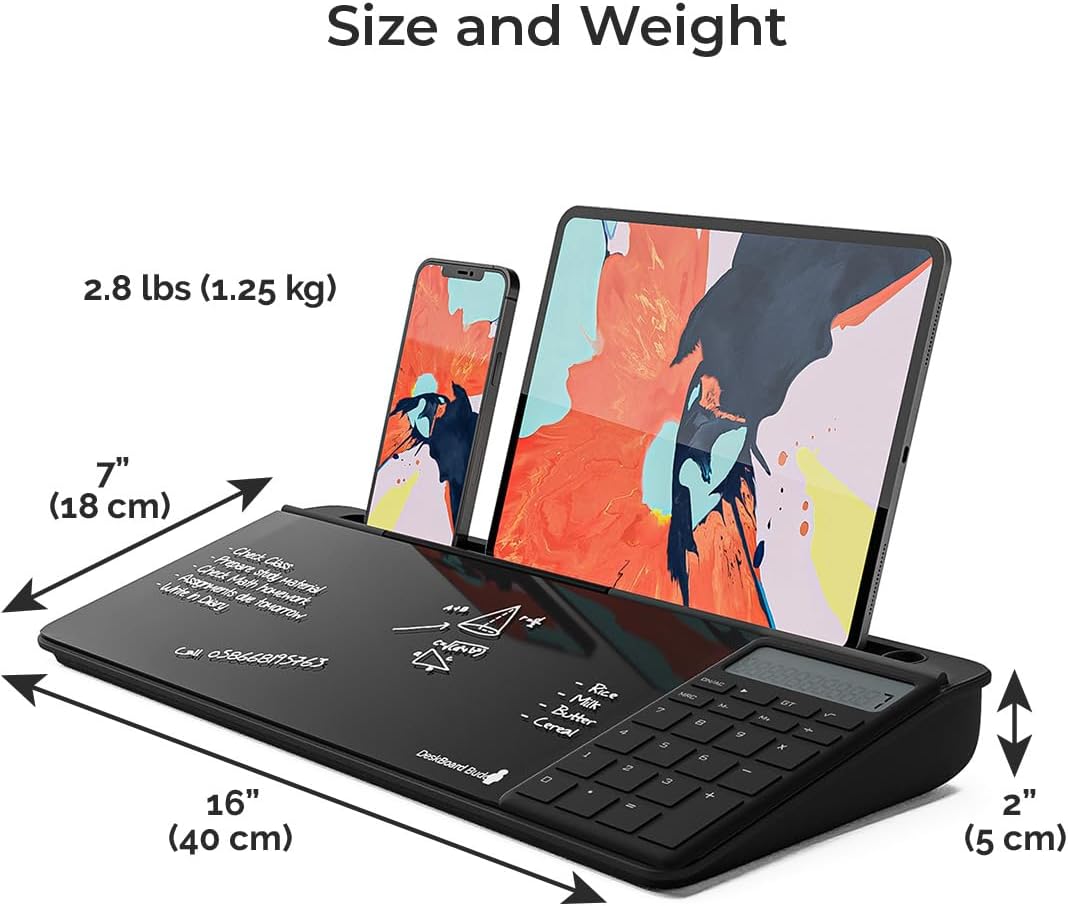 DeskBoard Buddy (Black with Calculator)