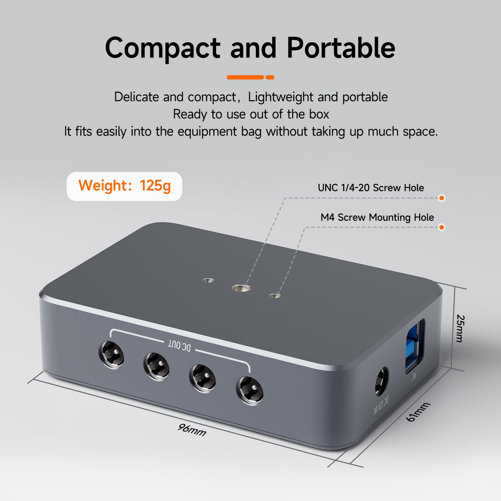 Svbony SV241 USB Controllo Hub per Astronomia, Accessorio per Telescopio Astronomico per Adulti, Adattatore Tascabile con 6 DC Uscite di Alimentazione, r Fotografia Lunare, o del Cielo Profondo